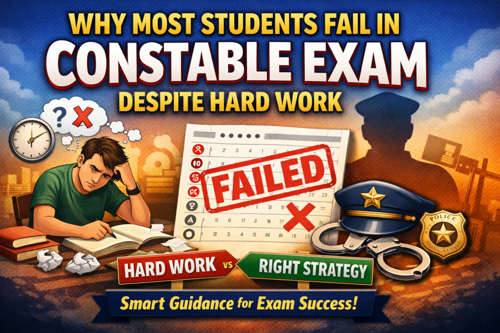 Why Most Students Fail in Constable Exam Despite Hard Work